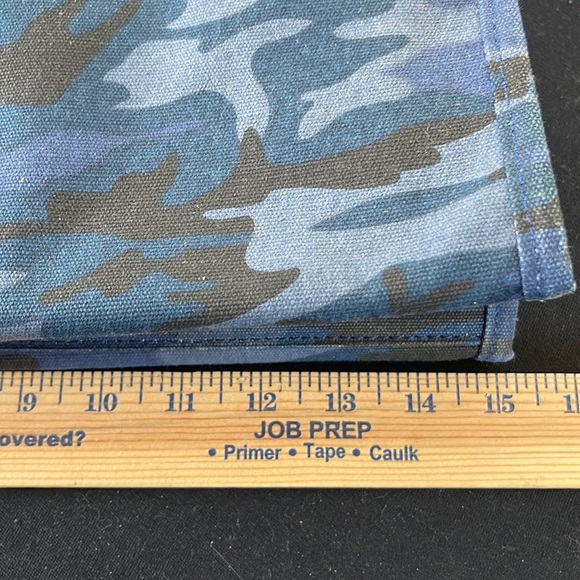 QUILTED KOALA MIDI EAST WEST BAG: DARK BLUE CAMOUFLAGE W/GOLD STAR NWT - Picture 5 of 12